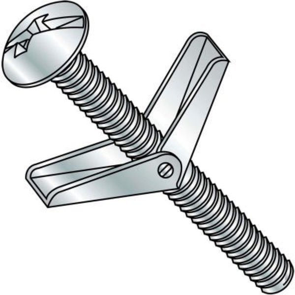 Kanebridge Toggle Bolt, 2" L, Steel 0632TBCM